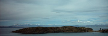 Andes i llac Titicaca