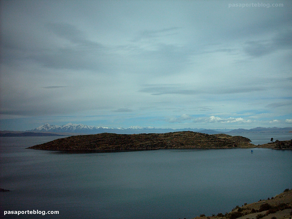 Andes i llac Titicaca